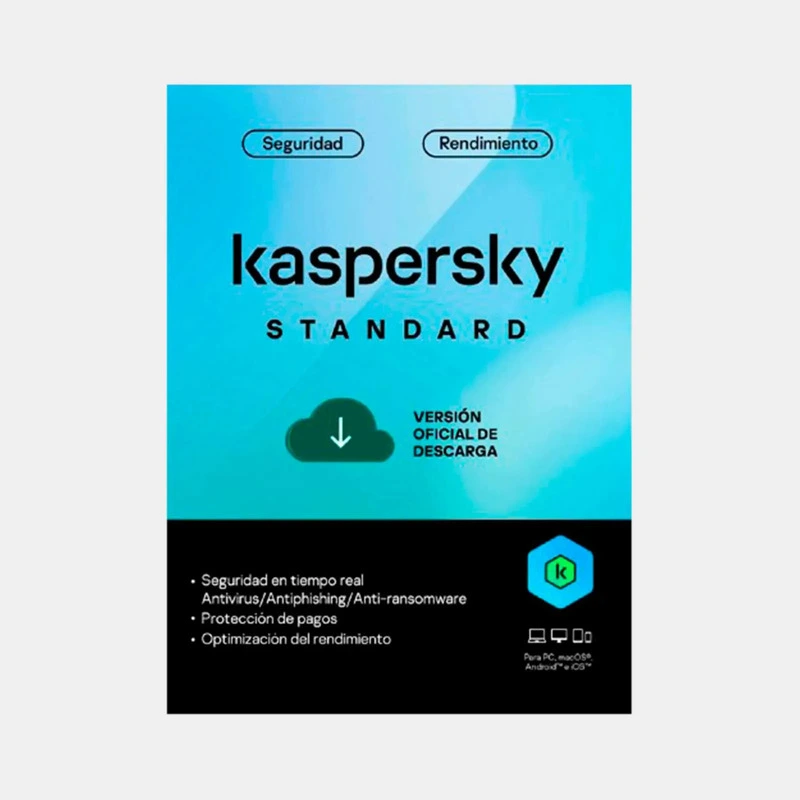 Licencia Standard Antivirus Kaspersky